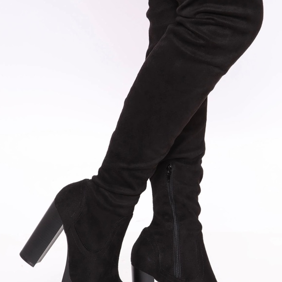 Fashion Nova Over the Knee Boots - Picture 2 of 6